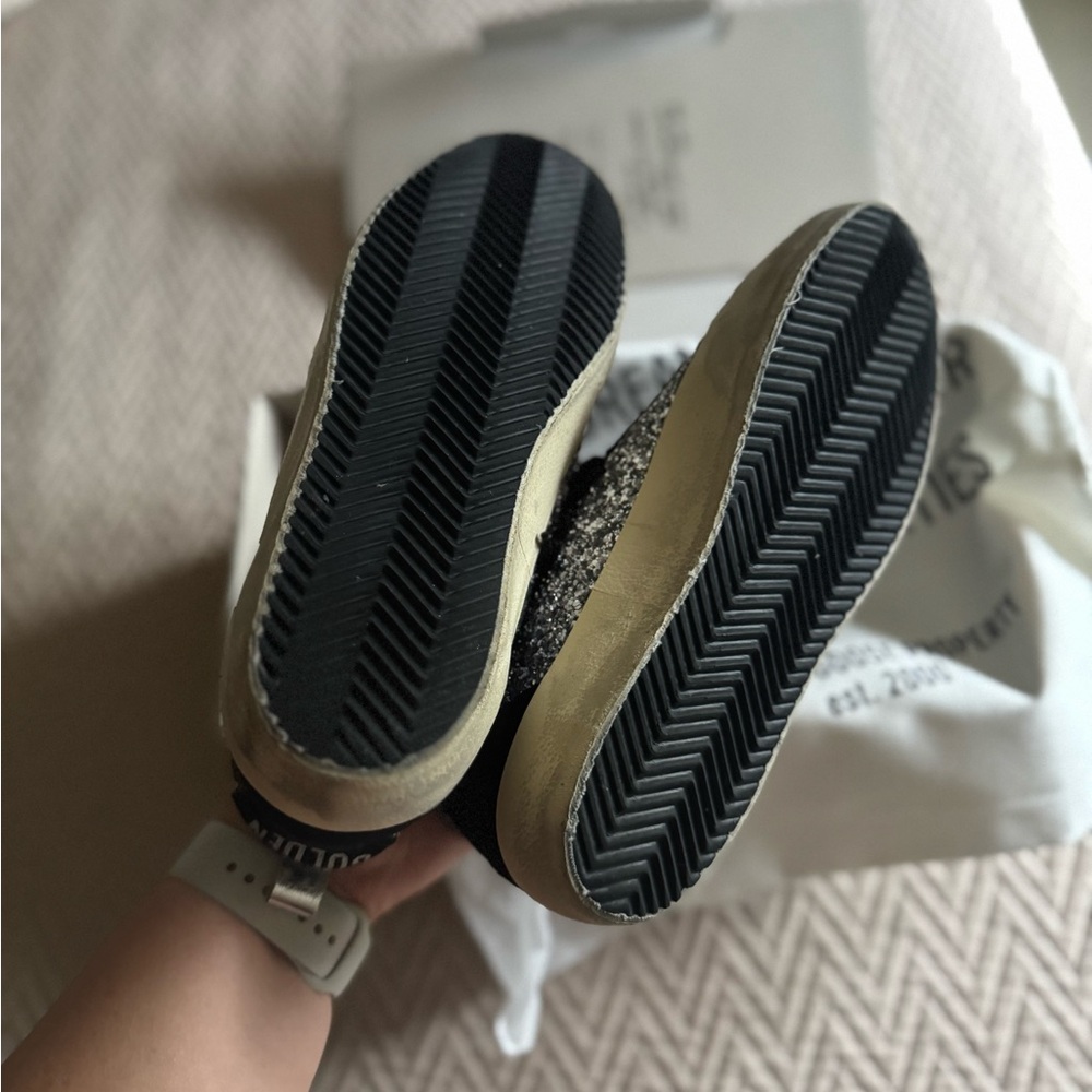 Golden Goose Black and silver Mid Star sneakers - Picture 10 of 15